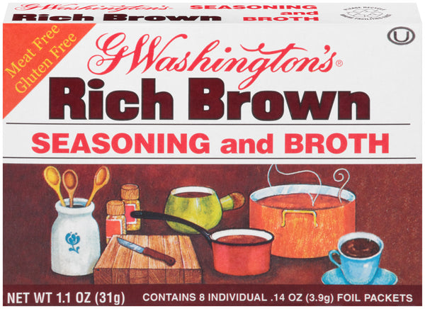 G Washington Seasoning and Broth Rich Brown